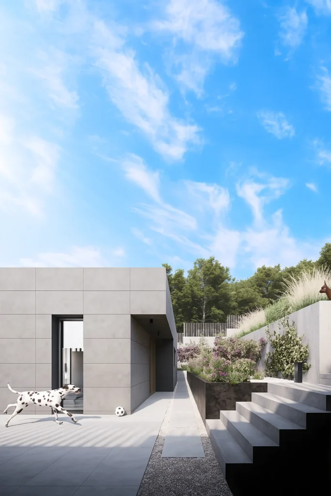 Vivienda unifamiliar de arquitectura contemporánea en Barcelona diseñada por Cristina Kamacho